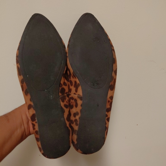 A New Day Womens Animal Print Pointy Toe Flats Size 11 - Picture 6 of 8